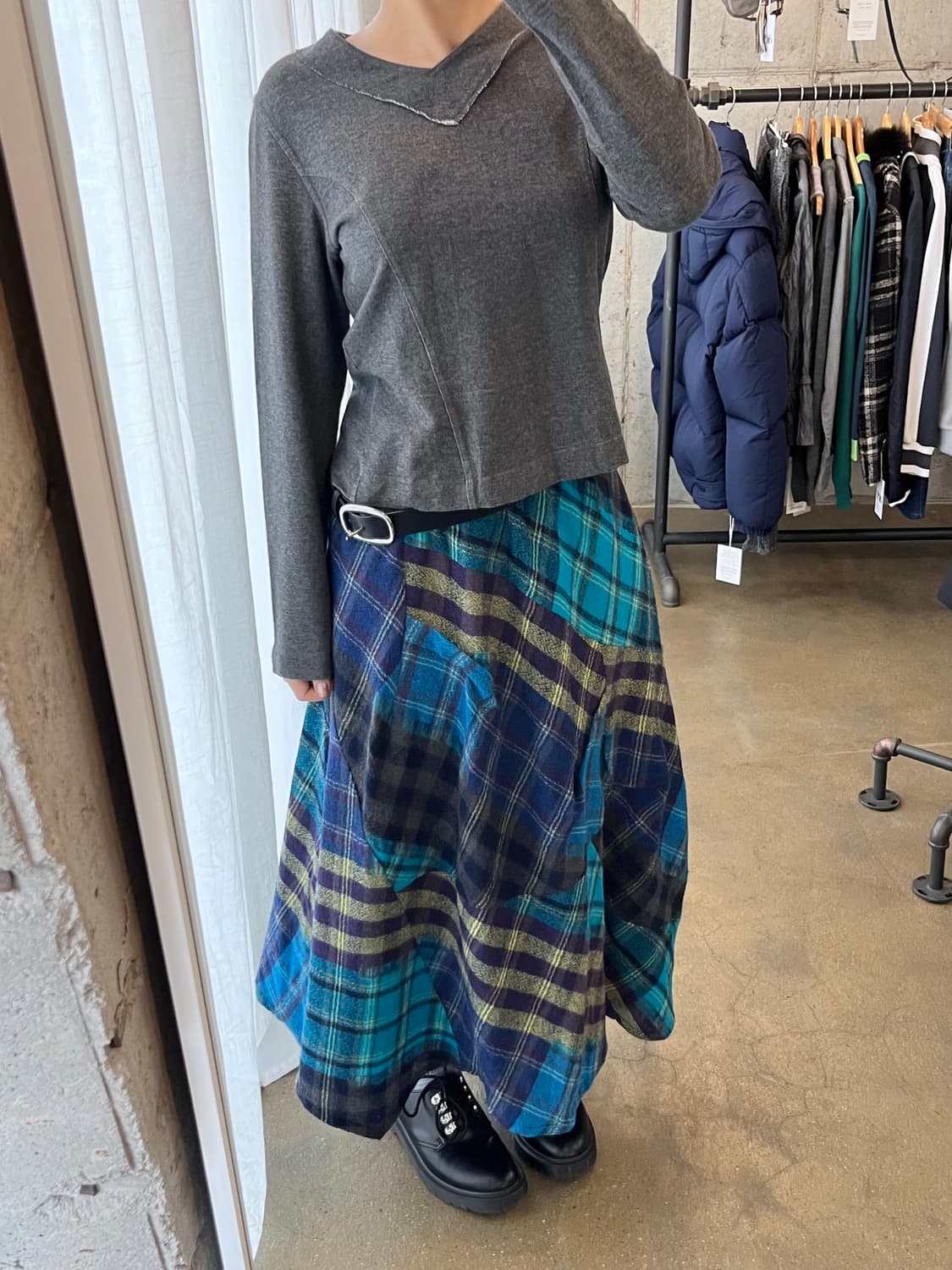 히로코비스 절개 라인 롱슬리브 상품이미지6