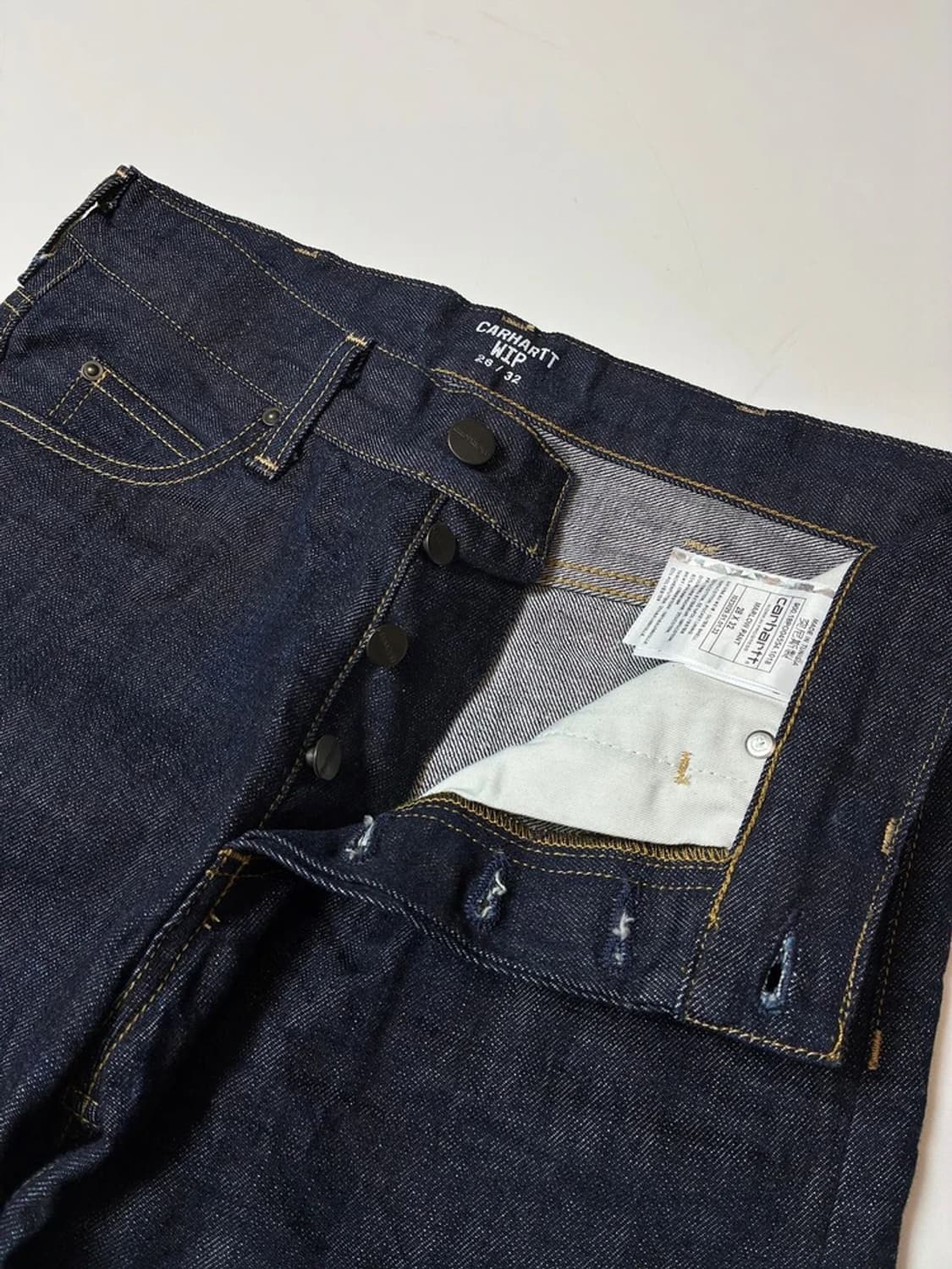 칼하트 WIP marlow pant 생지 데님 팬츠 PN8968 상품이미지3