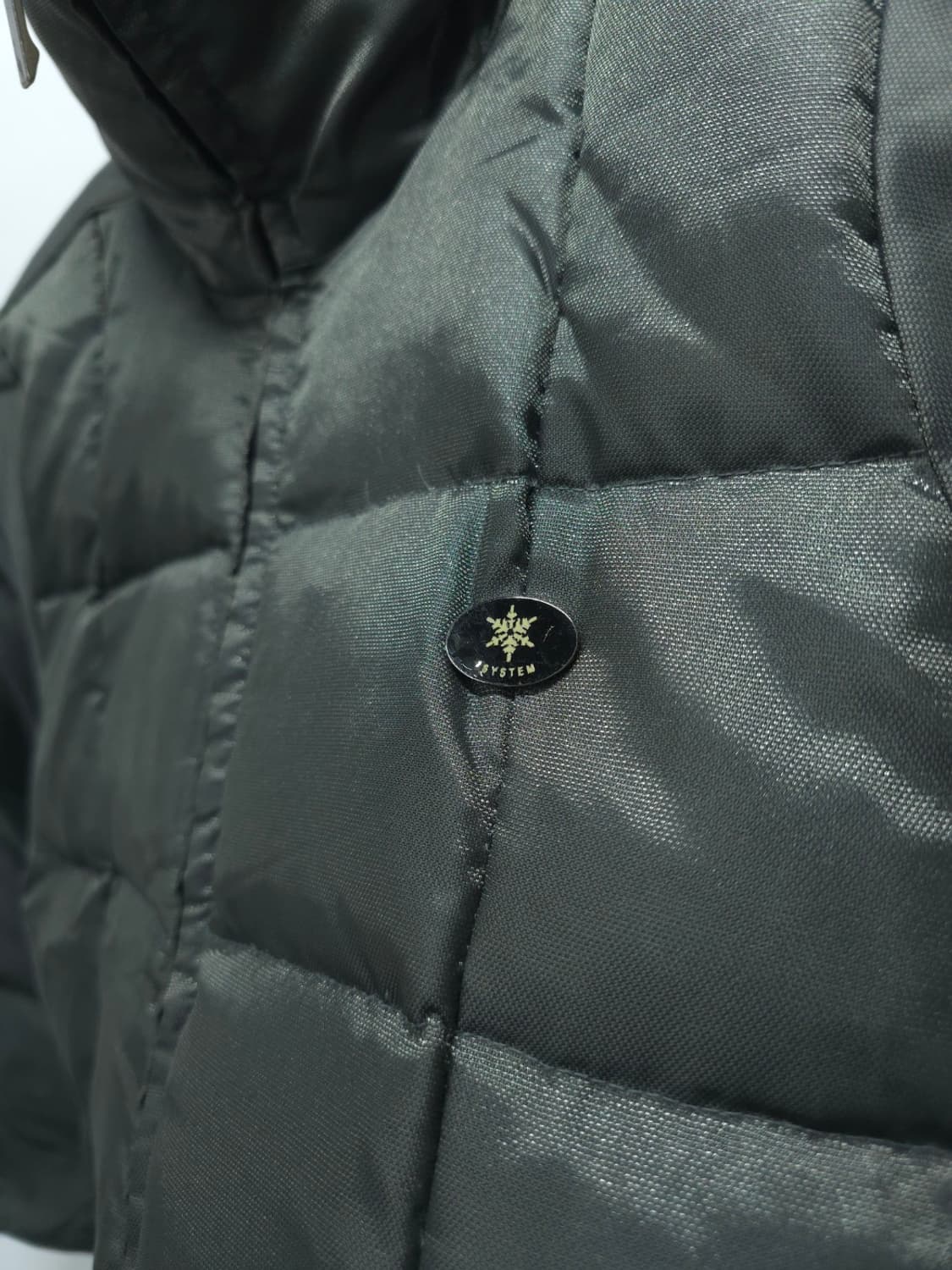 SYSTEM(시스템) 카키 퀼팅 패딩 여성 패딩점퍼 상품이미지4