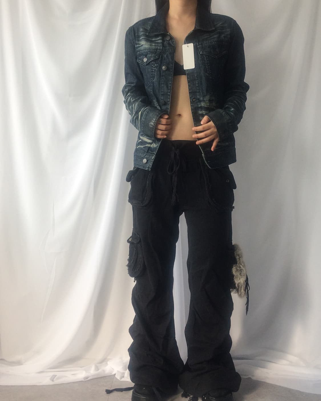 Roen x semantic design back skull washin 상품이미지8