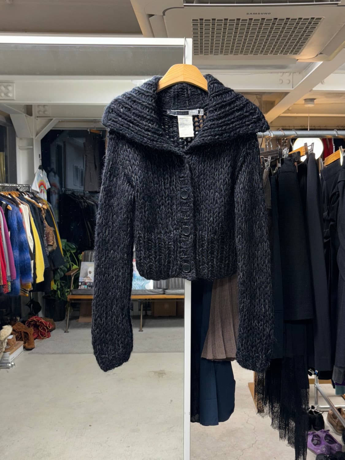 스포츠막스 모헤어 크롭 가디건 상품이미지1