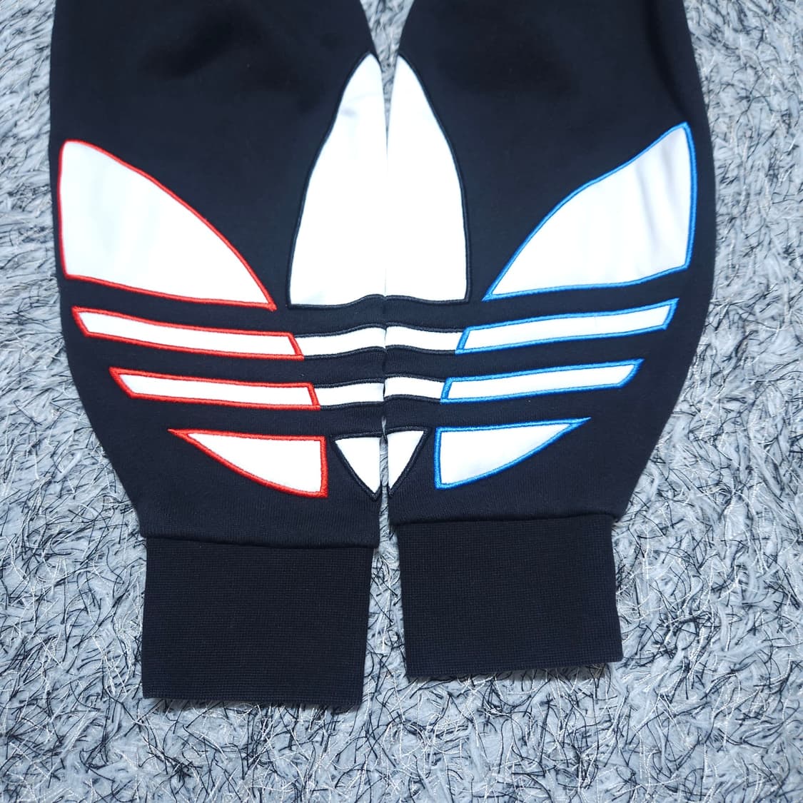 아디다스) M 남자 트라이컬러 후드티셔츠 / 왕눈이샵 상품이미지6