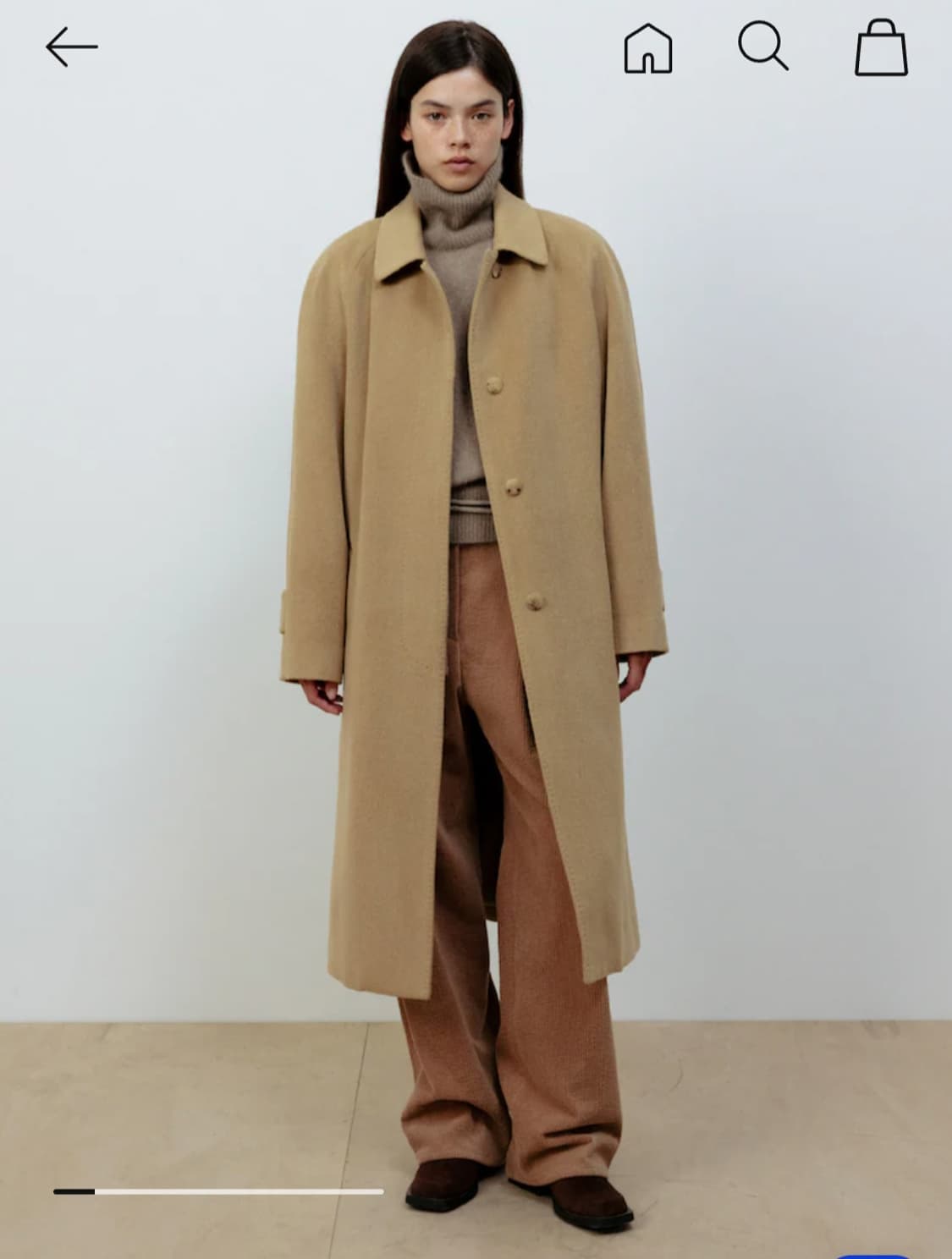 새상품) 르917 르셉템버 코트 RAGLAN WOOL COAT 상품이미지1