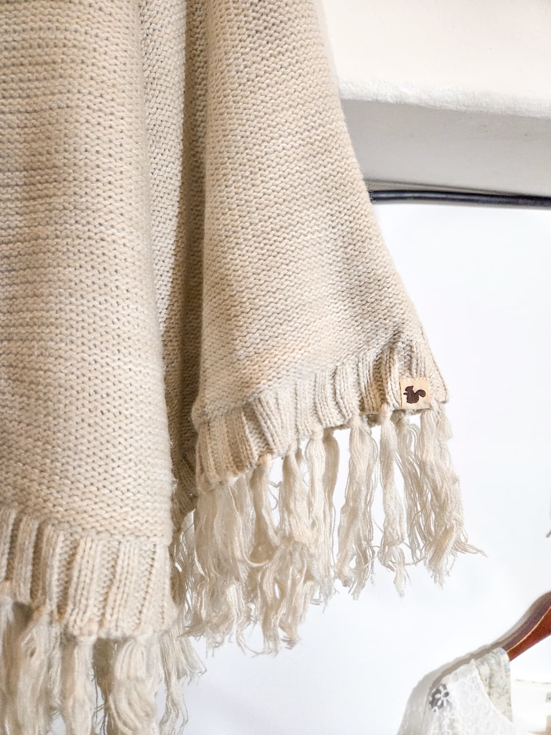 다람쥐 패치 케이프 가디건 상품이미지3