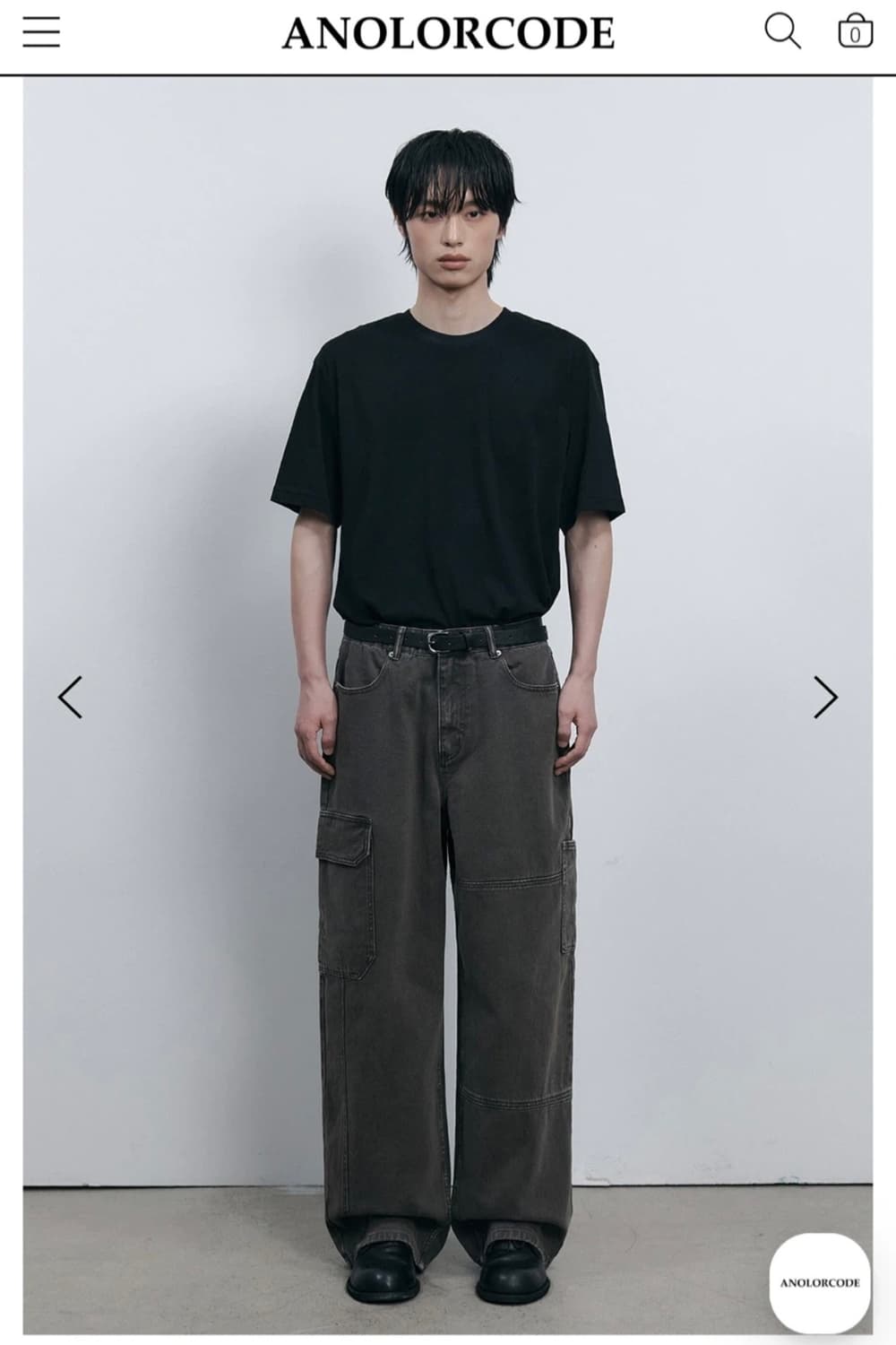 어널러코드 Dying Cargo Denim Pants (Brown) 상품이미지3