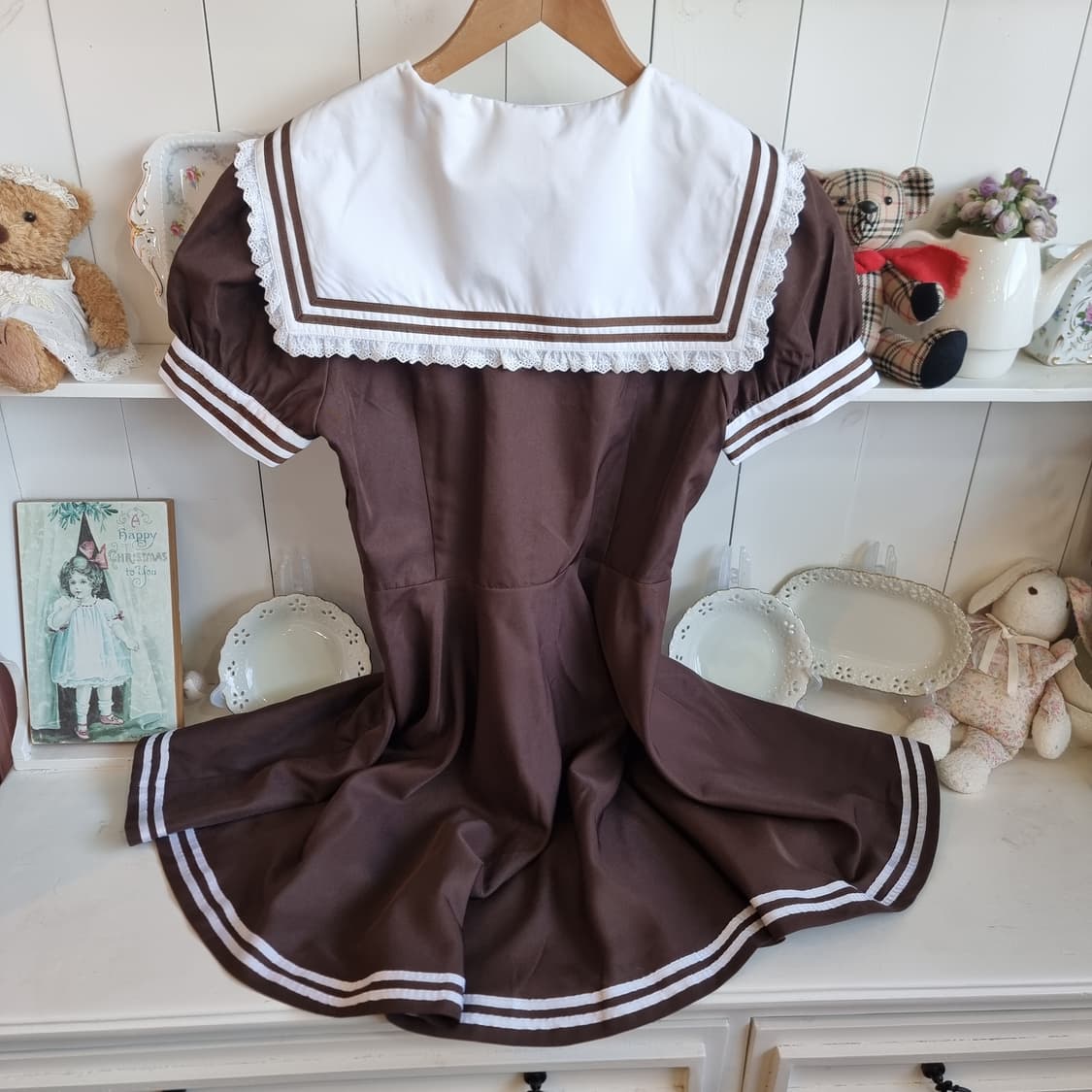 초코브라우니 세라복 원피스 상품이미지4