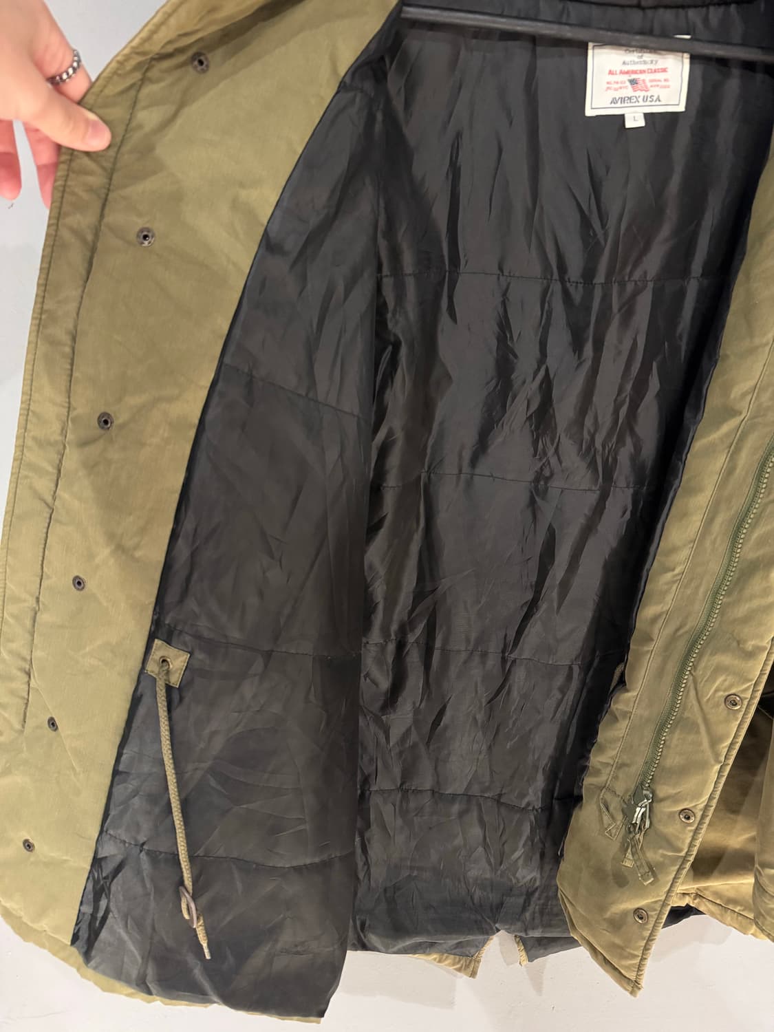 아비렉스 밀리터리 피쉬테일 후드 파카 상품이미지7