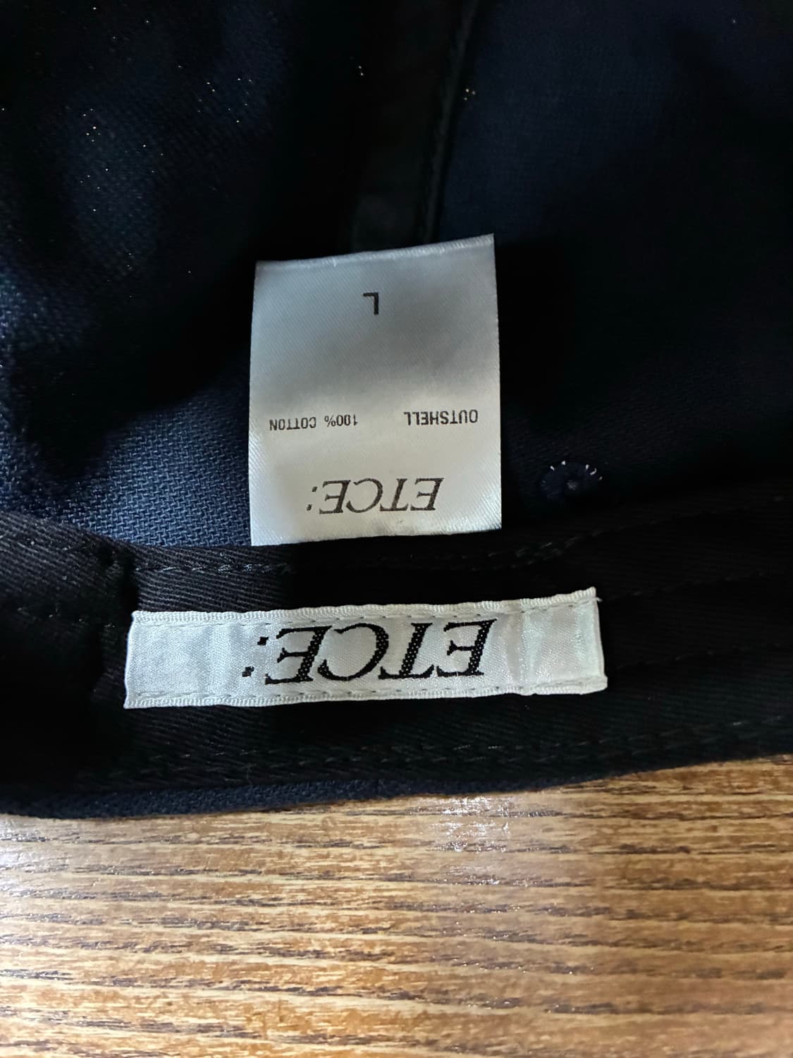 etce 보이후드 디스트로이드 캡 네이비 상품이미지4