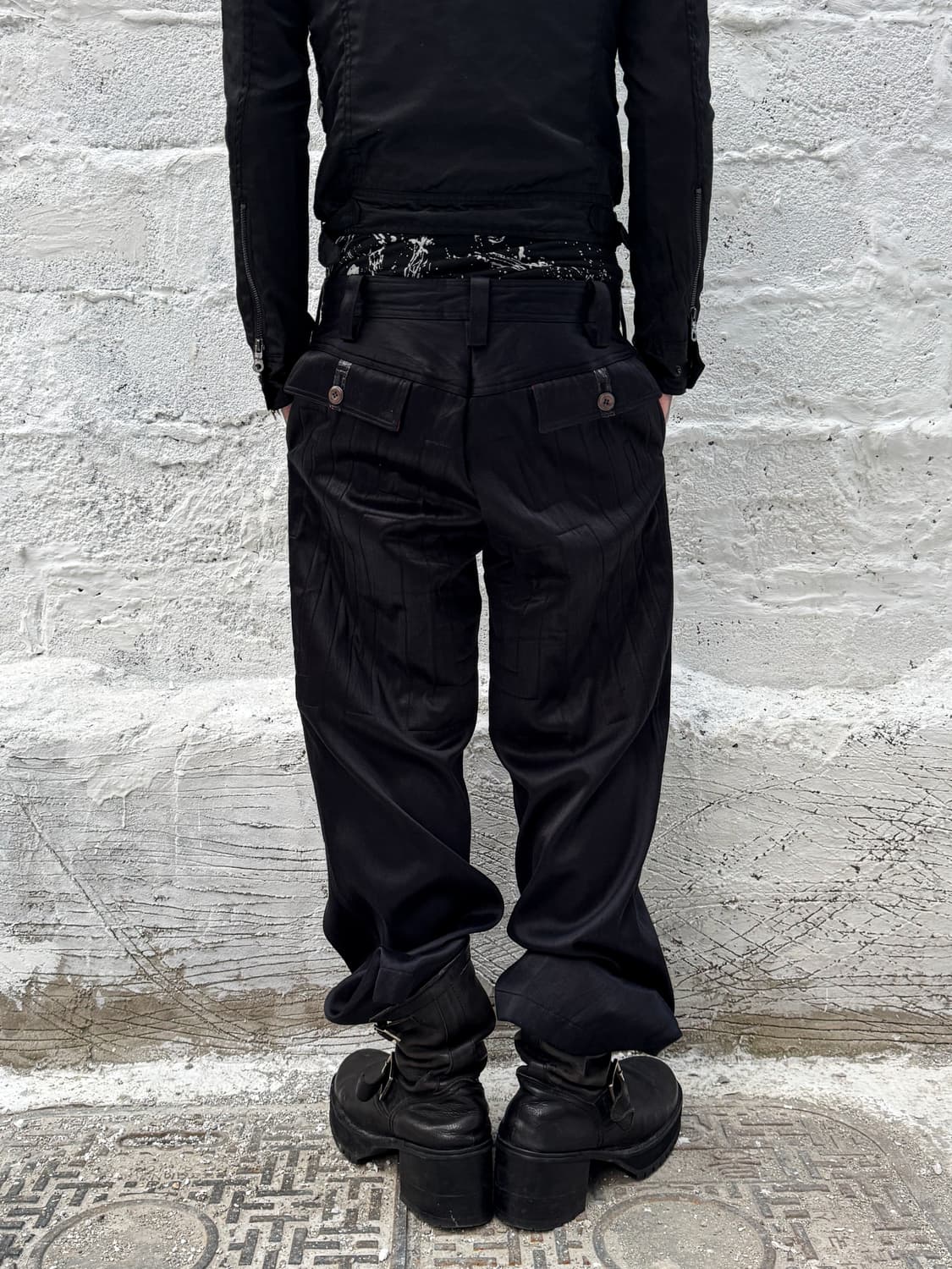 KOHSHIN SATOH – Embossed Pants  상품이미지4