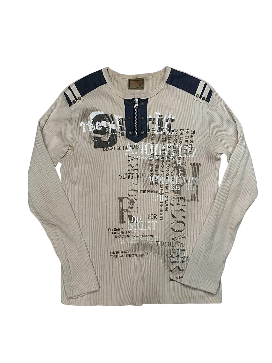 빈티지 펑크 y2k 슬리브 베이지 #csz3784 상품이미지3