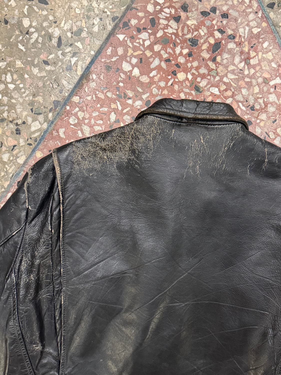 Brent 60s CafeRacer Leather Jacket (42) 상품이미지7