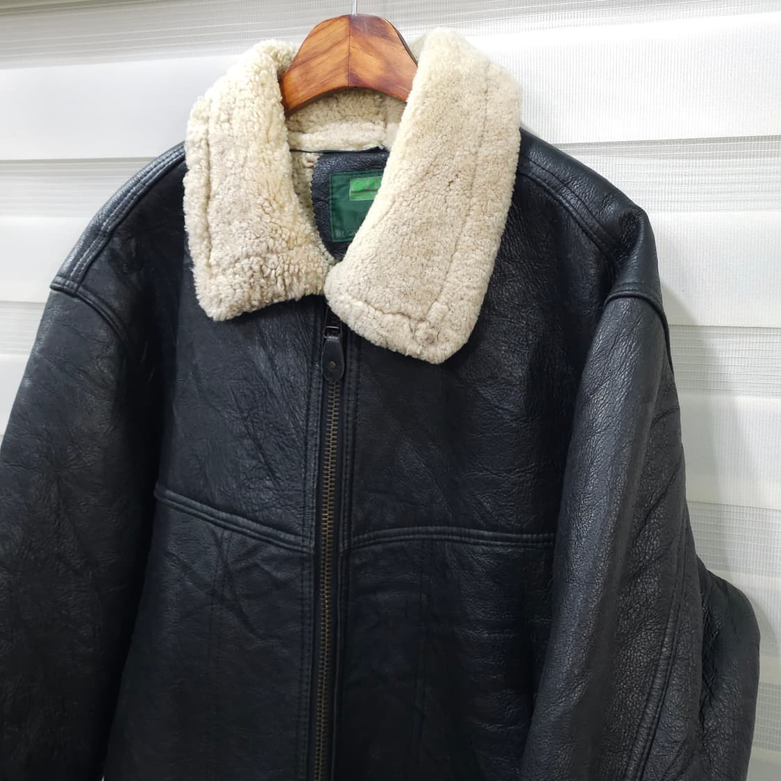 빈티지 양가죽 양털 무스탕 자켓- 100-105정도 상품이미지2
