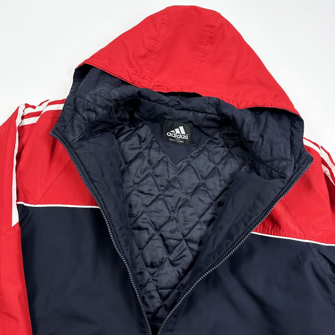 아디다스 마샬아츠 올드스쿨 빅로고 누빔 점퍼 L 상품이미지6