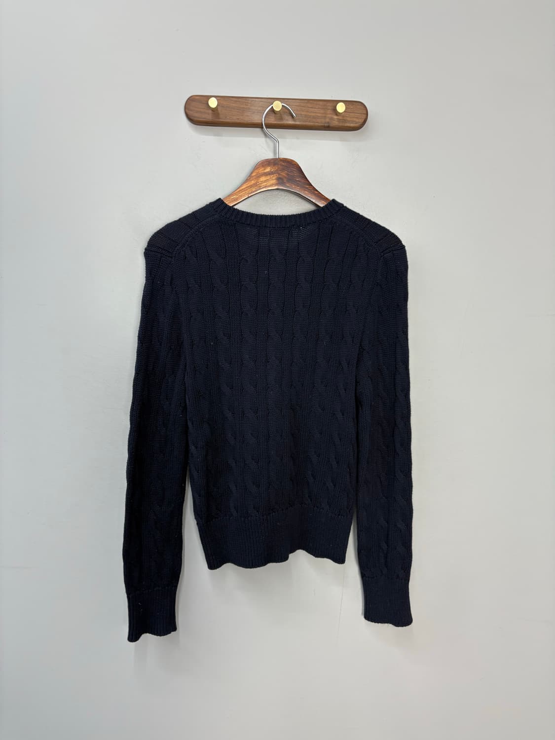 폴로랄프로렌 포니로고 케이블 니트 가디건 A2742 상품이미지4