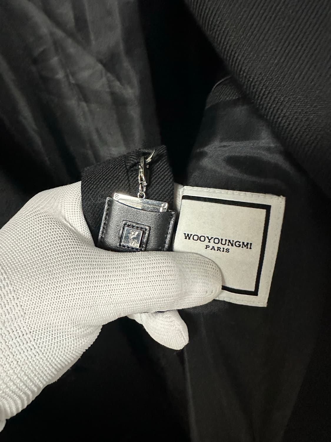 23FW 우영미 울 벨티드 턴업코트 블랙 (46)  상품이미지4