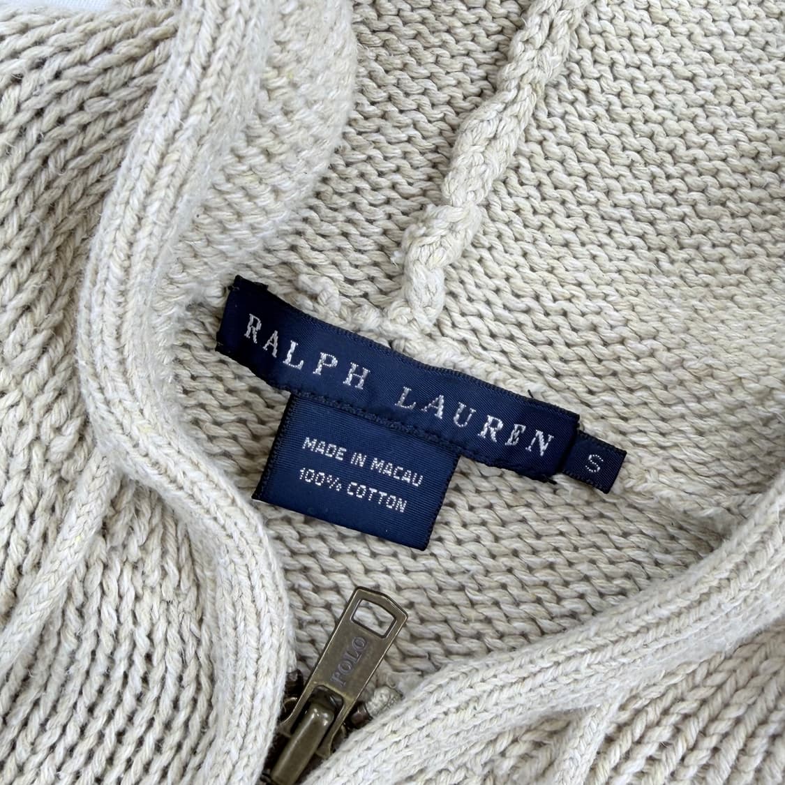 폴로 랄프로렌 니트 후드집업 상품이미지4