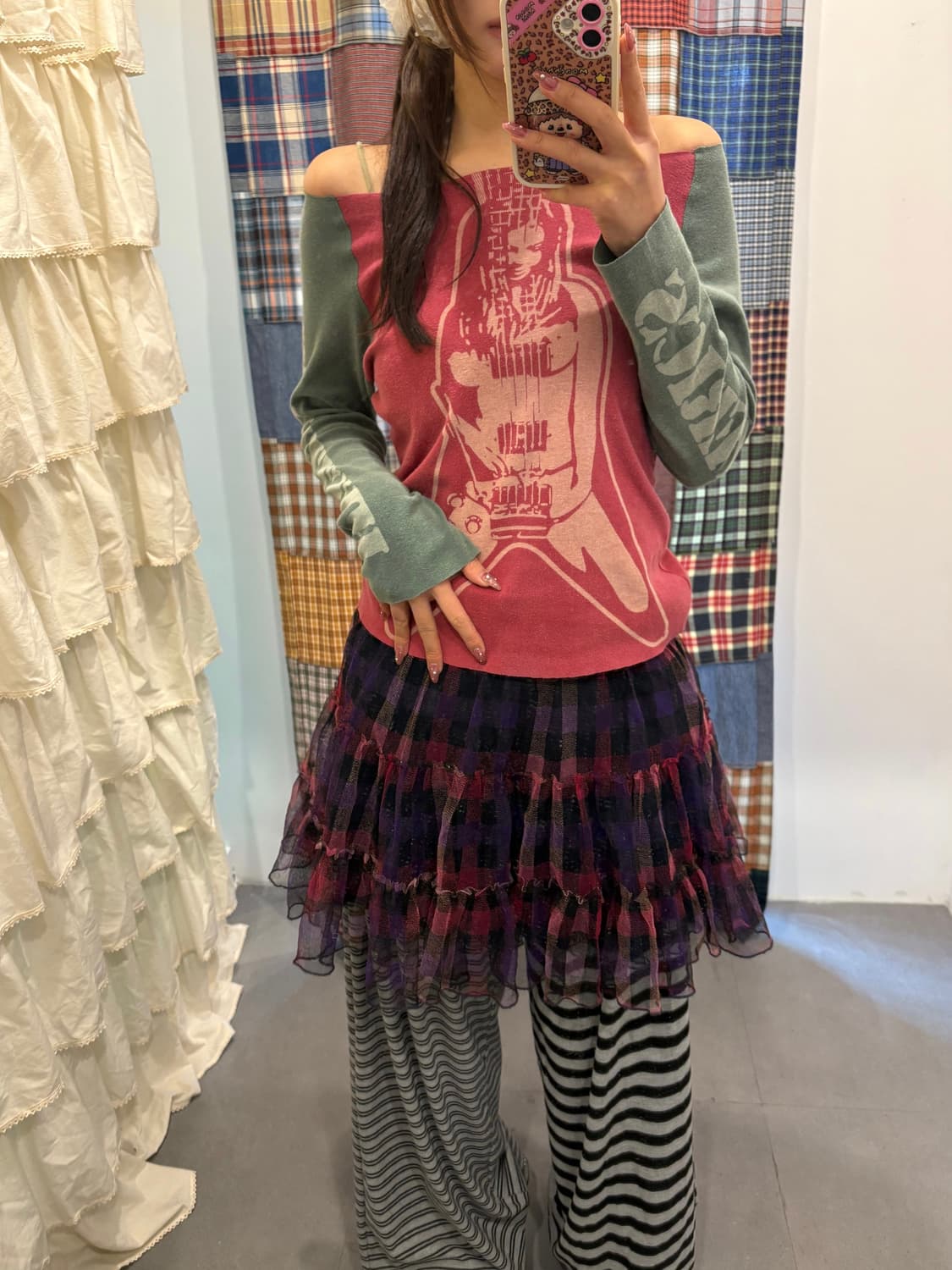 히스테릭글래머 아카이브 히스걸 오프 롱슬리브 상품이미지3