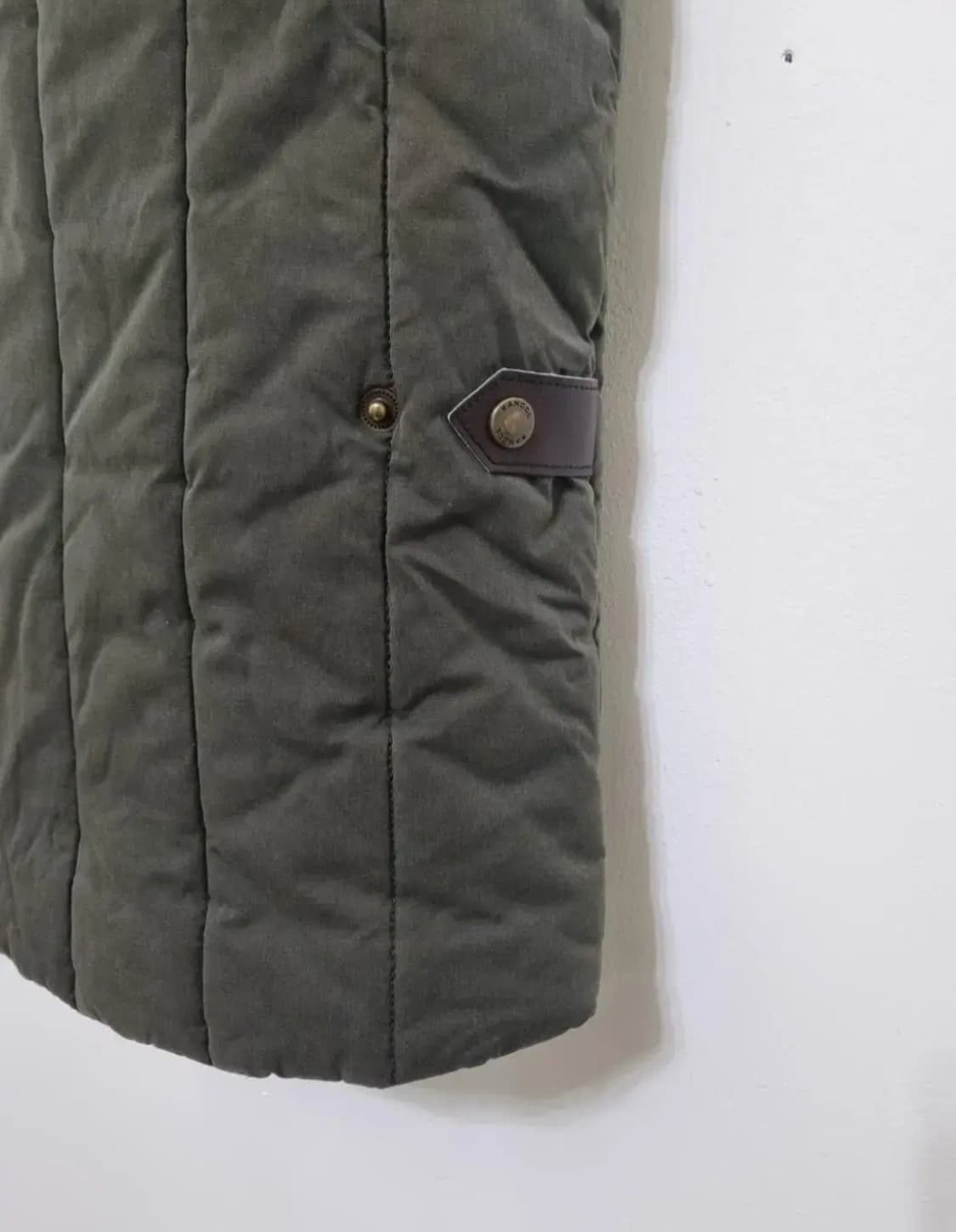 캉골 울 블럭 패딩조끼 카키/남여공용M 상품이미지10