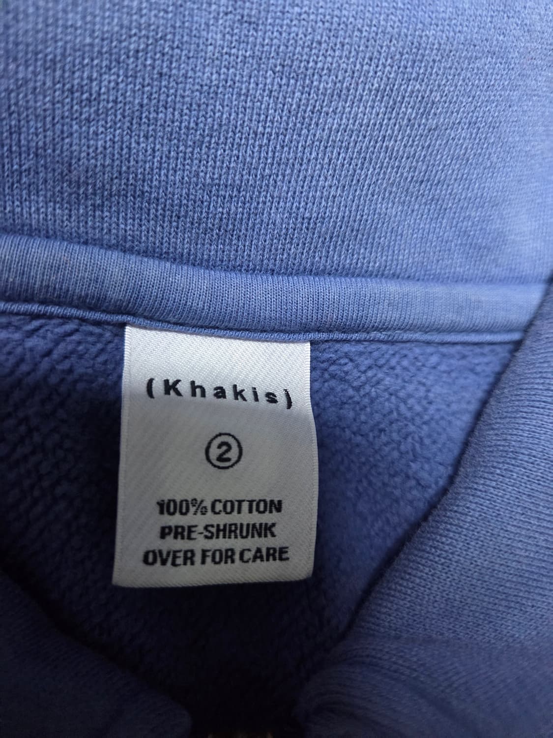 [M] 카키스 풀오버 하프집업 페이디드 네이비 상품이미지5