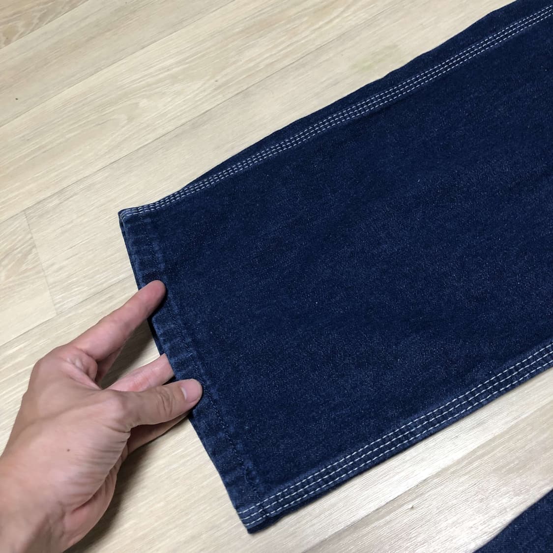 (32 X 34) 디키즈 인디고 블루 데님 오버롤 멜빵바지 디키즈 오버롤 상품이미지4