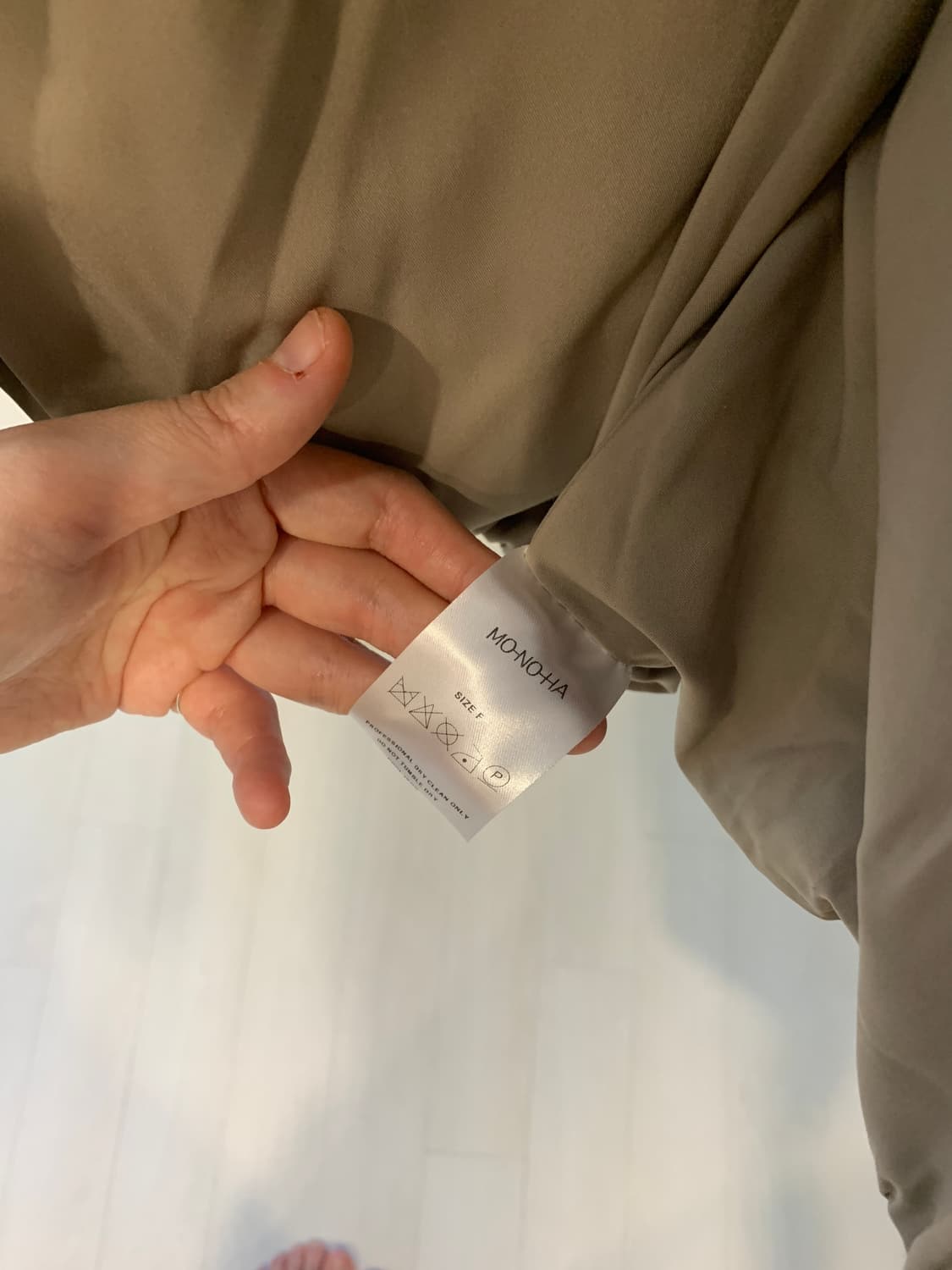 모노하 부클 숏패딩 (임현주 착용/필파워 구스다운) 상품이미지6