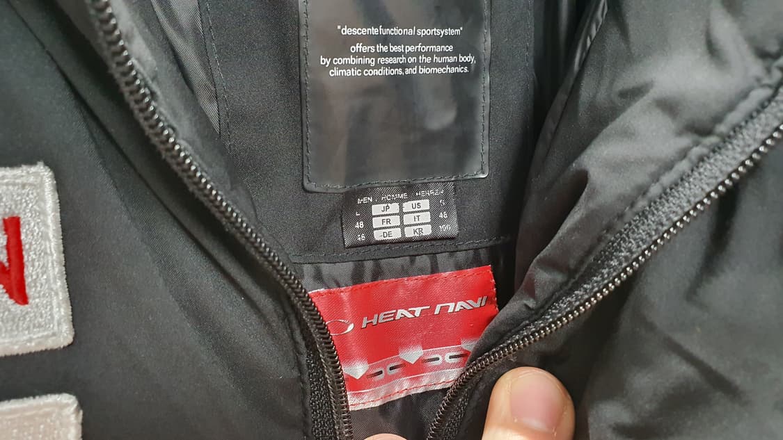 데상트 하프롱패딩  100 상품이미지3