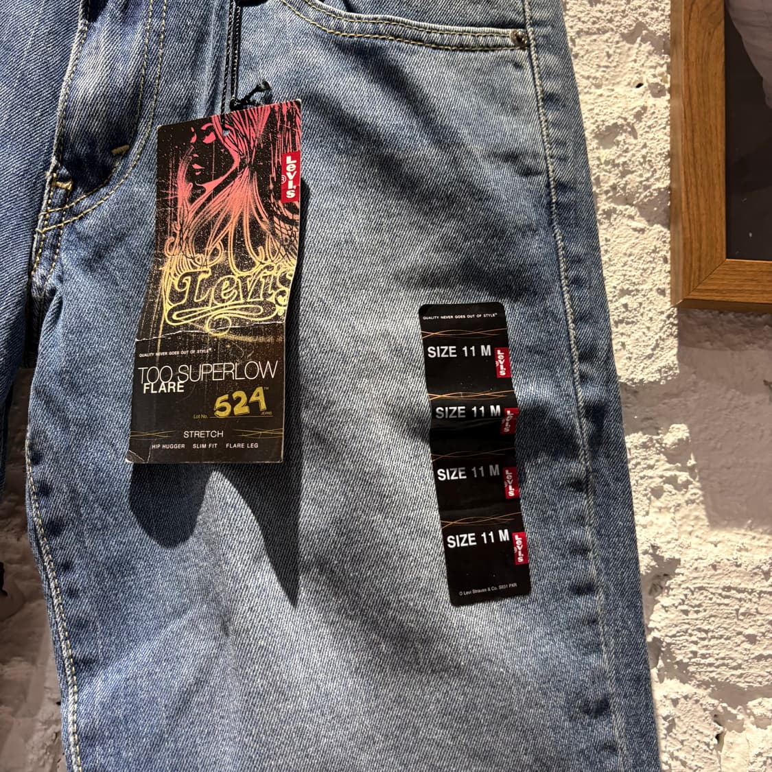 리바이스524 데드스탁 부츠컷 데님팬츠 상품이미지3