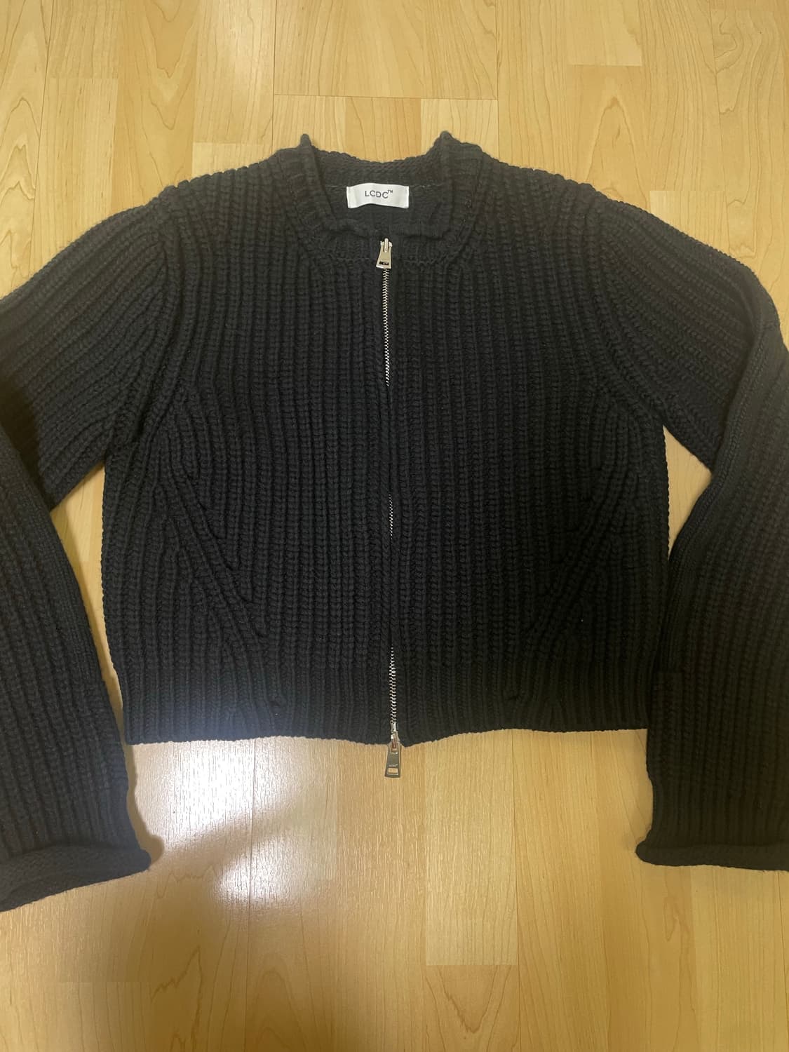 엘씨디씨 집업 가디건 블랙 상품이미지6