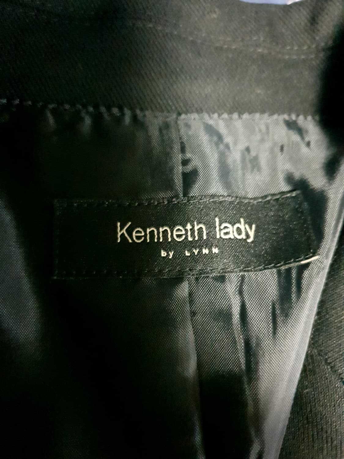 케네스레이디 면접&오피스 정장 투피스 블랙 (44~55) 상품이미지3