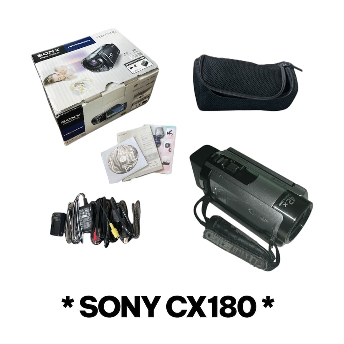 빈티지캠코더 SONY CX180 상품이미지1