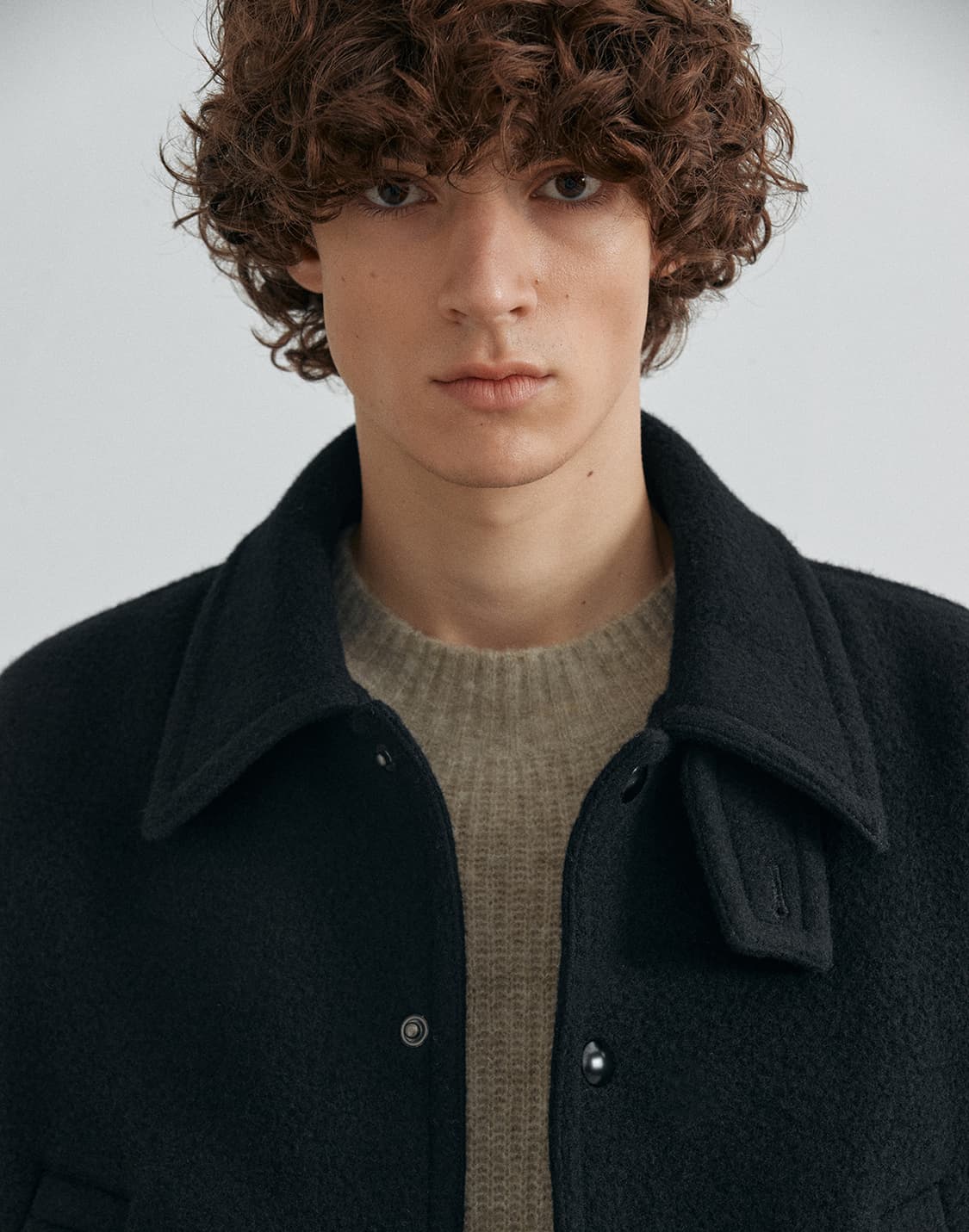 [L] 호이테 헷 스퀘어 봄버 자켓 블랙 상품이미지3