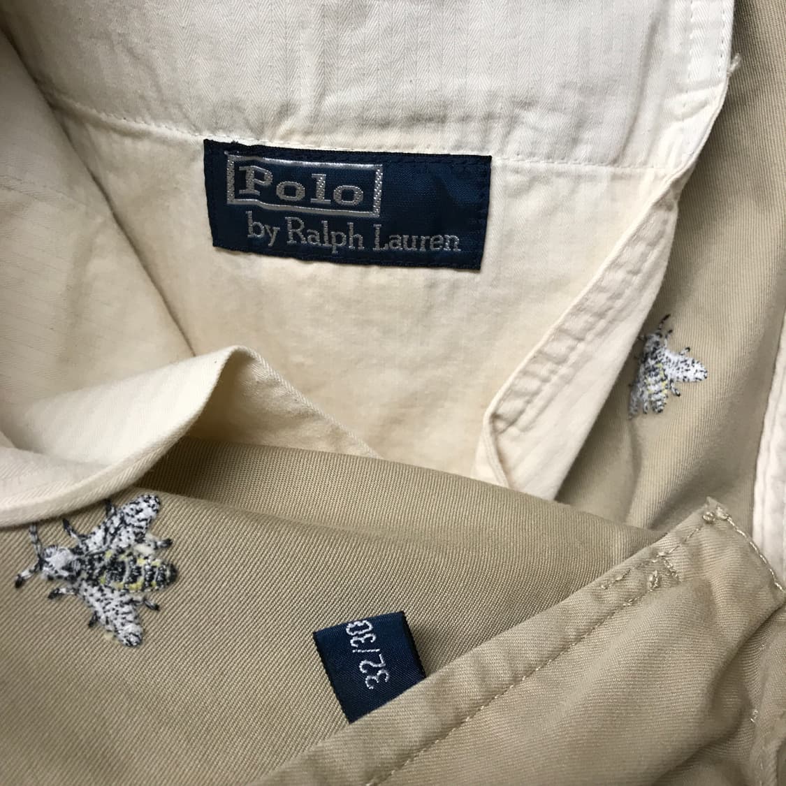 폴로 랄프로렌 꿀벌 자수 치노 팬츠 베이지 32/30 상품이미지5
