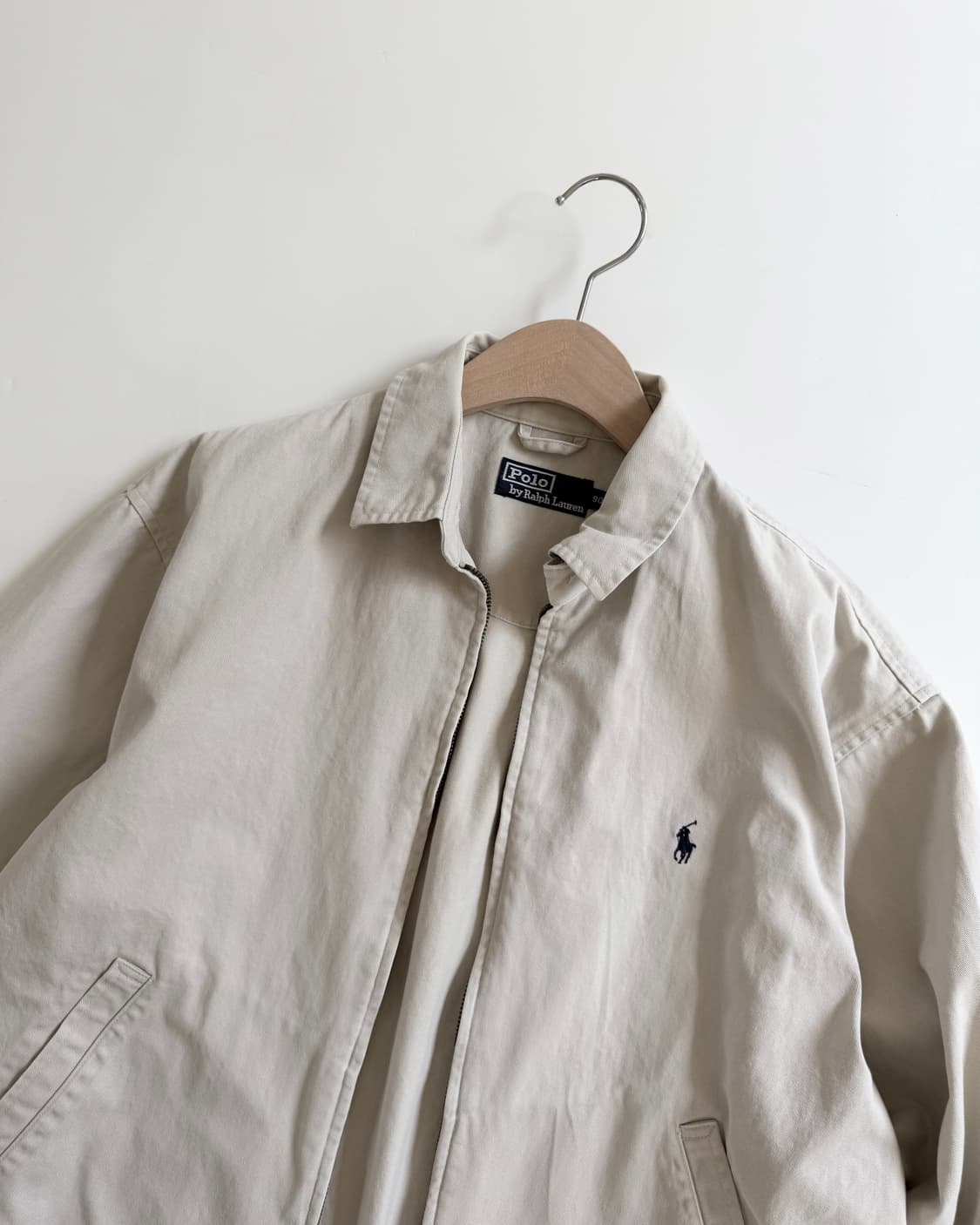 Polo 폴로 랄프로렌 베이지컬러 코튼 스윙톱 자켓 상품이미지6