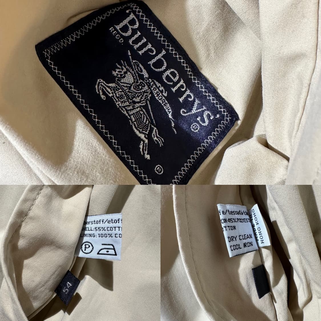 버버리 리버시블 노바체크 블루종 자켓 상품이미지7