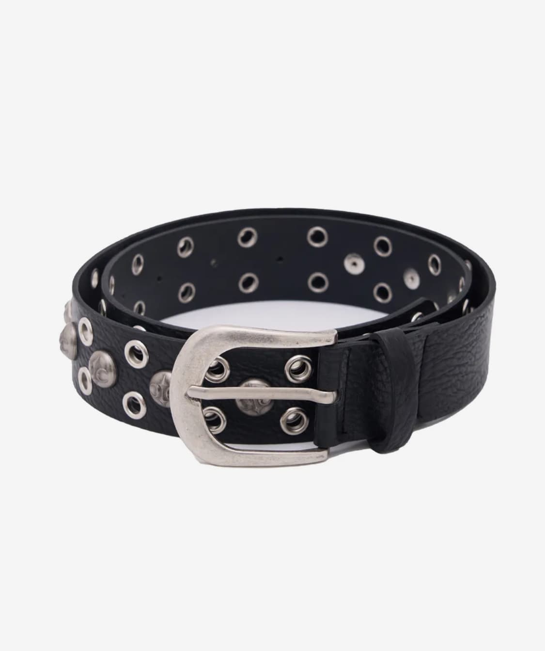 HEAVY ROCK STUD BELTS - BLACK  상품이미지1
