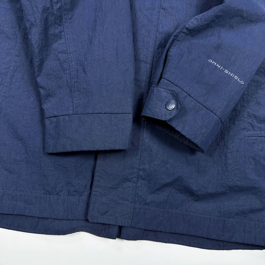 컬럼비아 옴닉쉴드 레인 네이비 바람막이 자켓 (L) 상품이미지4