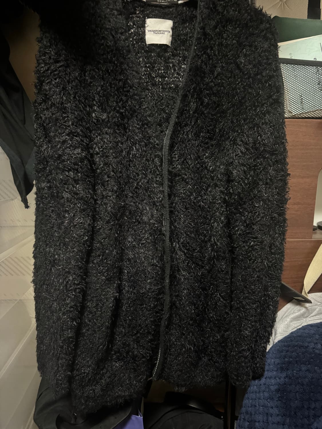 타카히로미야시타 더 솔로이스트 샤기 가디건 상품이미지2