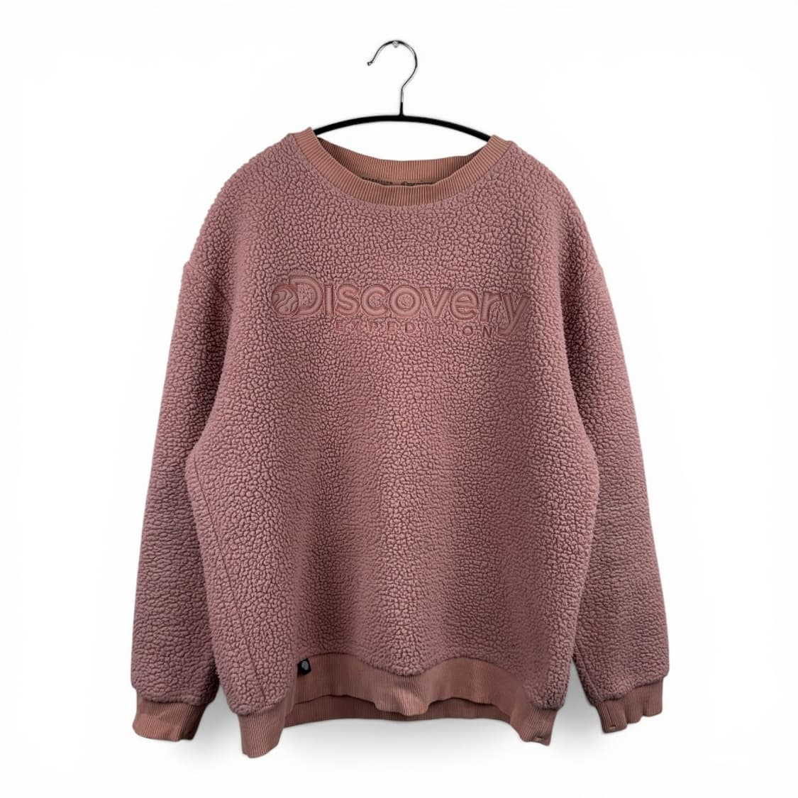 (95) 디스커버리 양털 셰르파 맨투맨 핑크 상품이미지1