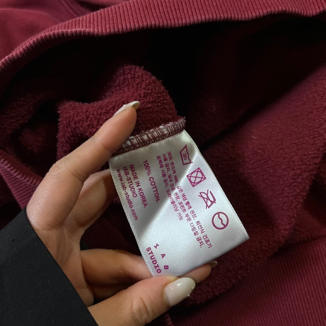 아이앱 스튜디오 빅로고 후드티 상품이미지9