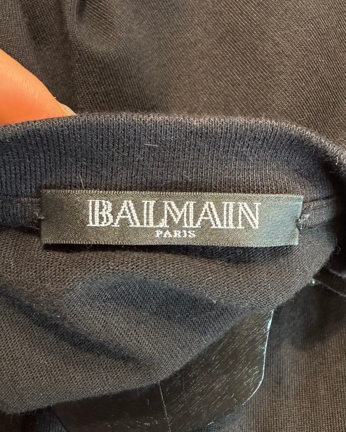 발망 블랙 로고 숄더 버튼 슬리브리스  상품이미지7