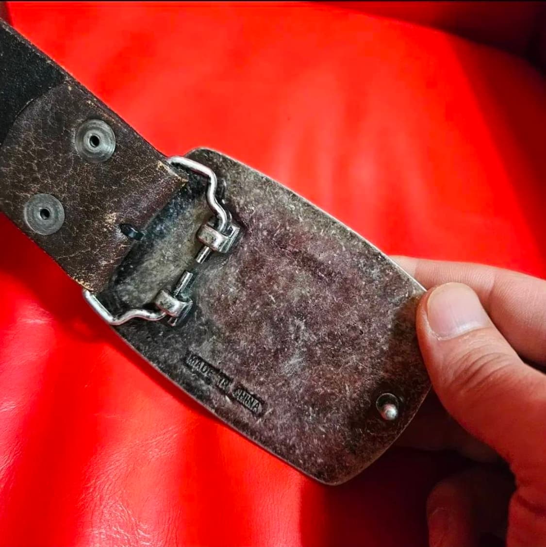 리바이스(Levis) 빈티지 이글스 빅 버클 레더 벨트 상품이미지3