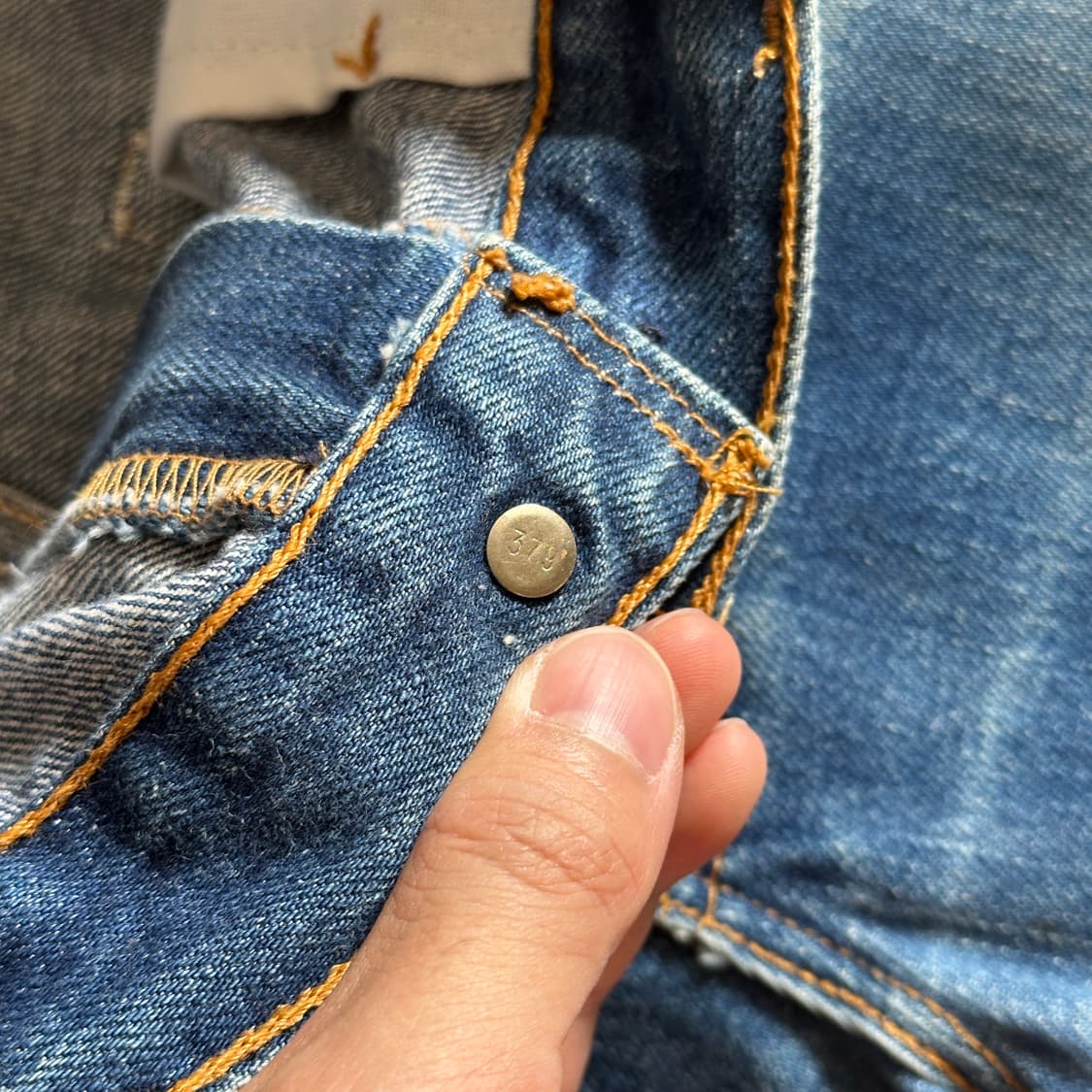 90‘s Levi’s 505 USA made denim shorts 상품이미지5