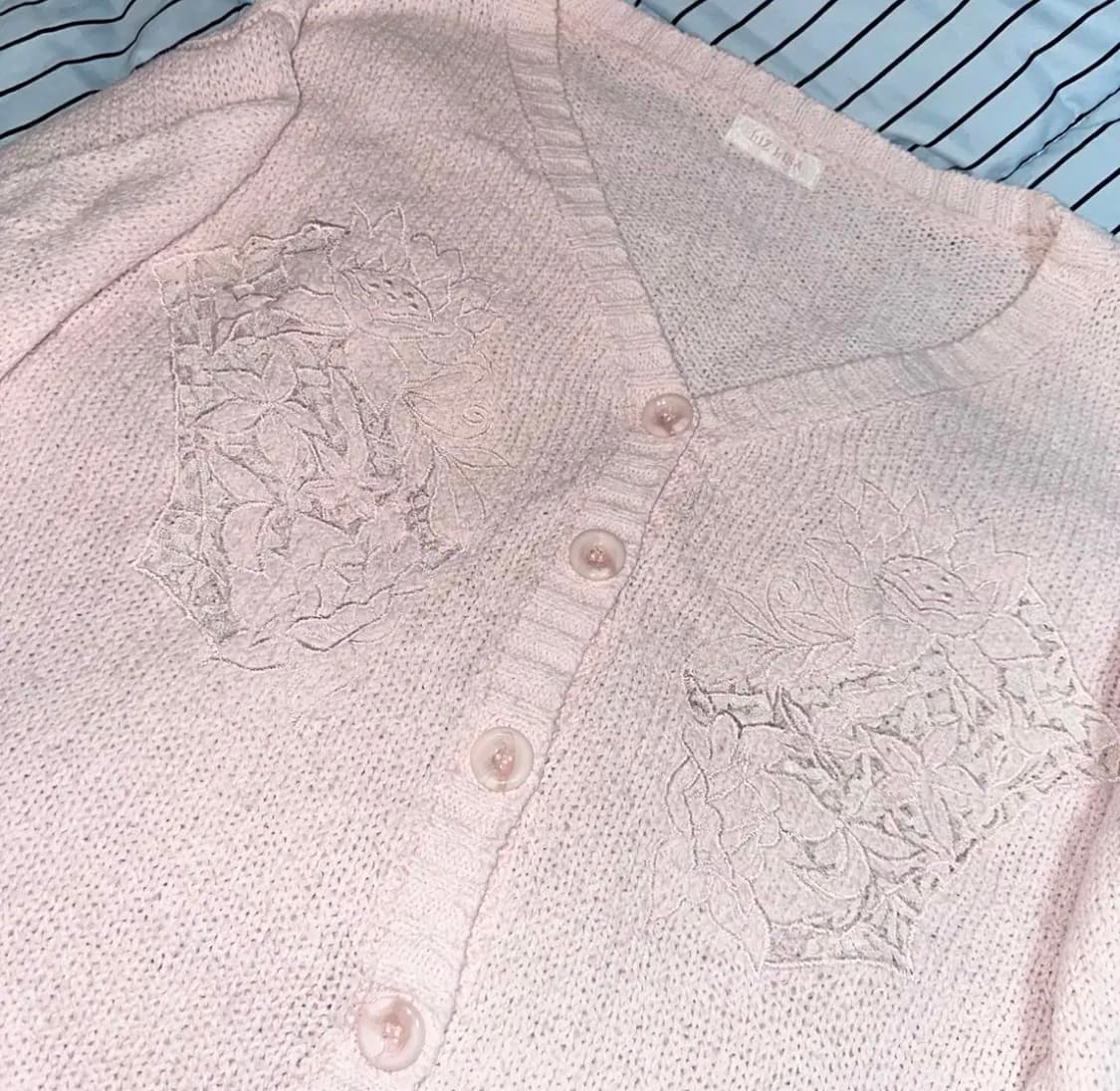 리즈리사 딸기우유 빈티지 가디건 상품이미지2