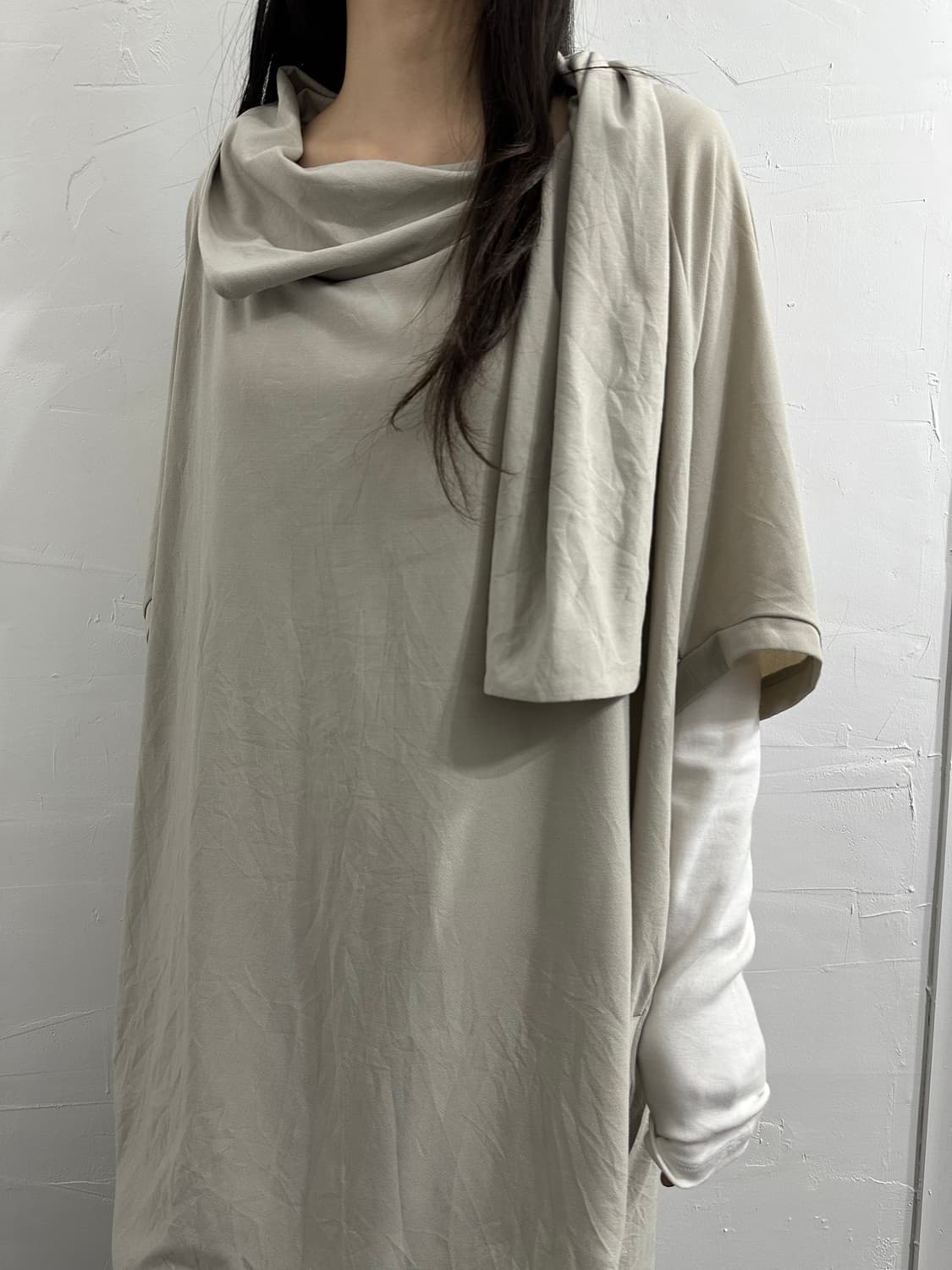 kawa okada drape dress 상품이미지9