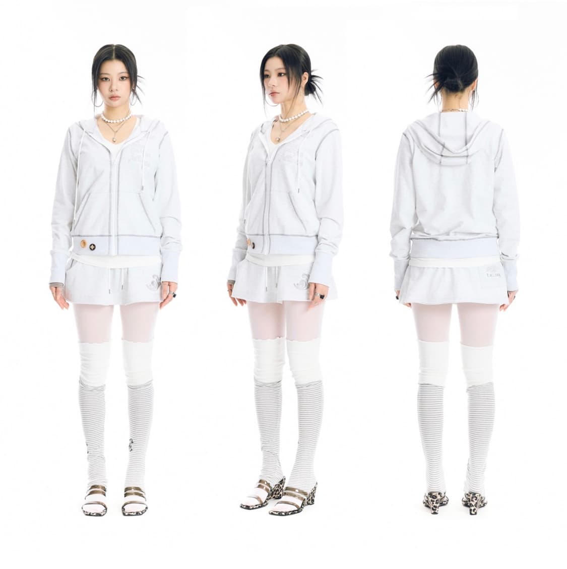 에세이 코즈믹 러브 후드 + 페어리 미니 스커트 상품이미지1