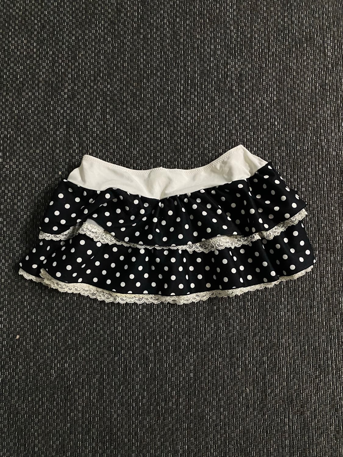 2000s Dot Pattern Frill Skirts 핀터레스트 상품이미지4