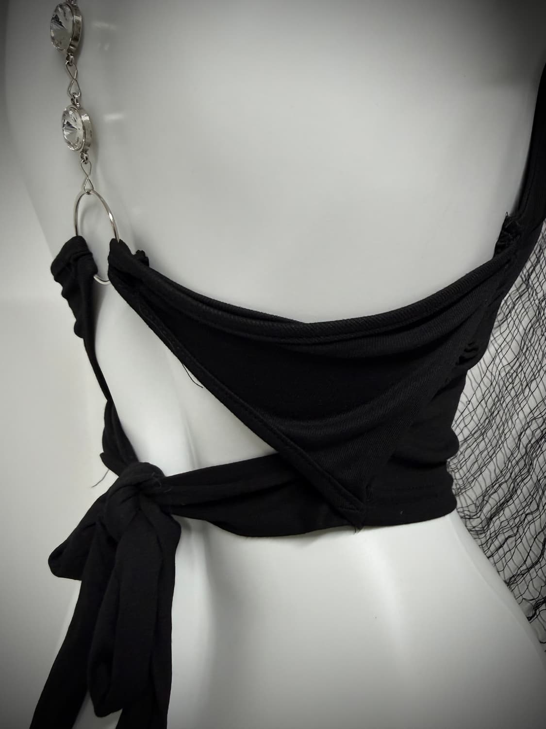 00s jewerly ring halterneck sleeveless 상품이미지3