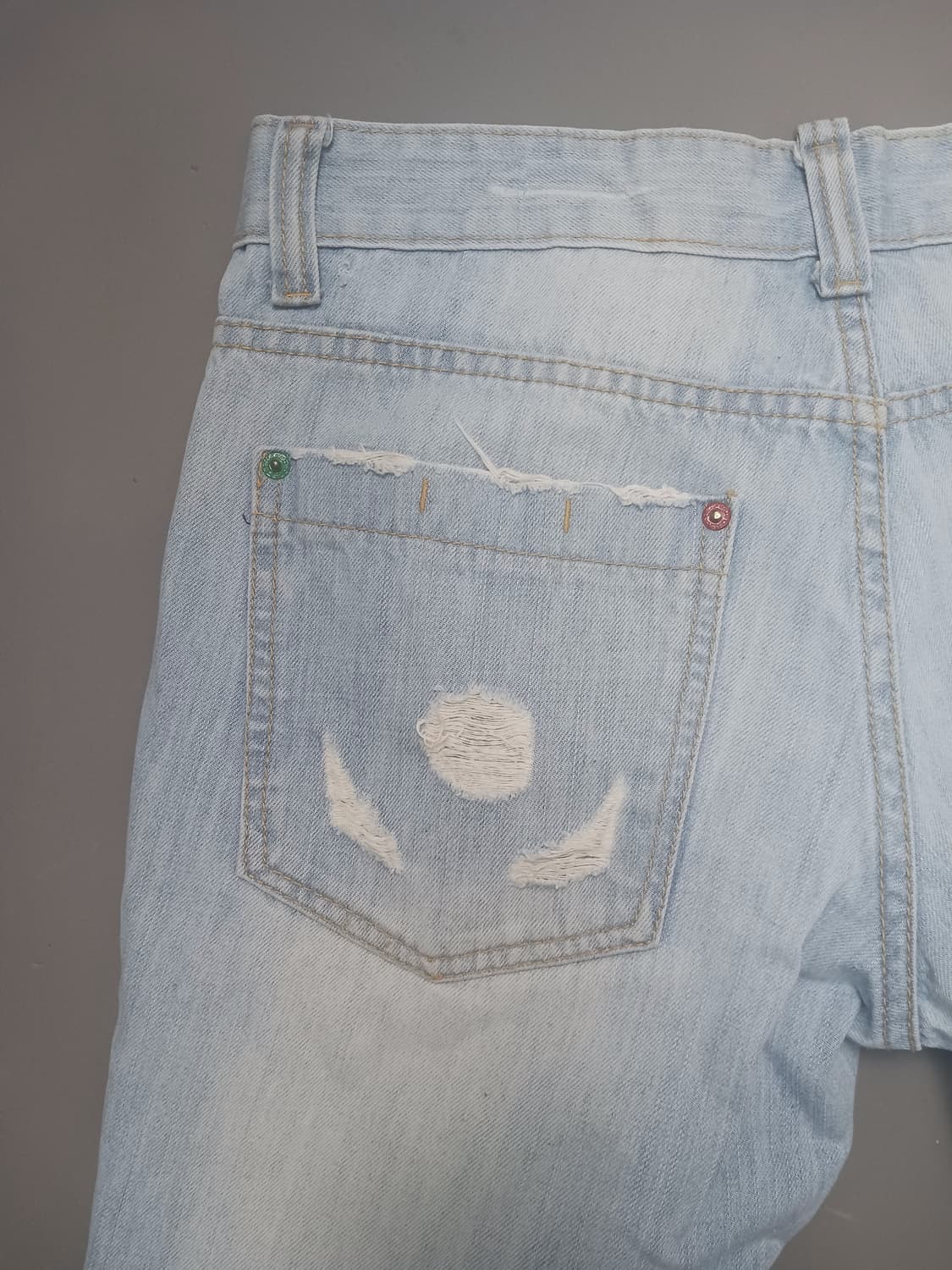 [34] 디스퀘어드2 연청 래더패치 슬림진 청바지 상품이미지8