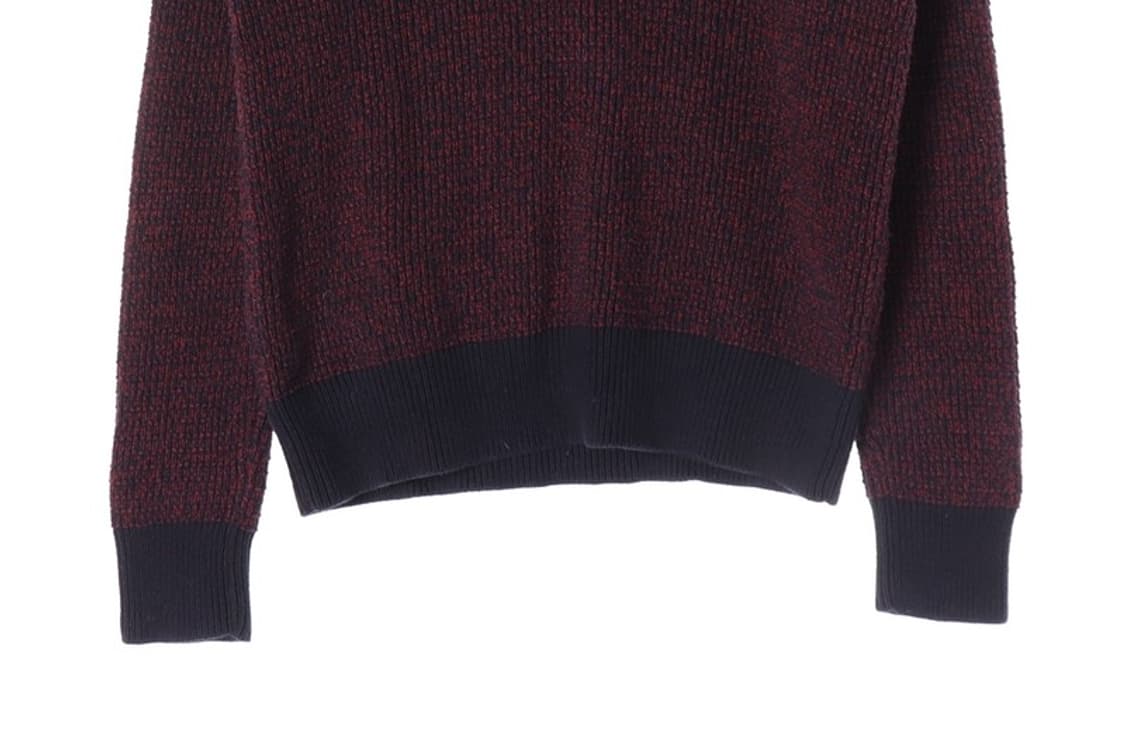 타미힐피거 버건디 믹스 하프넥 니트 S 상품이미지5
