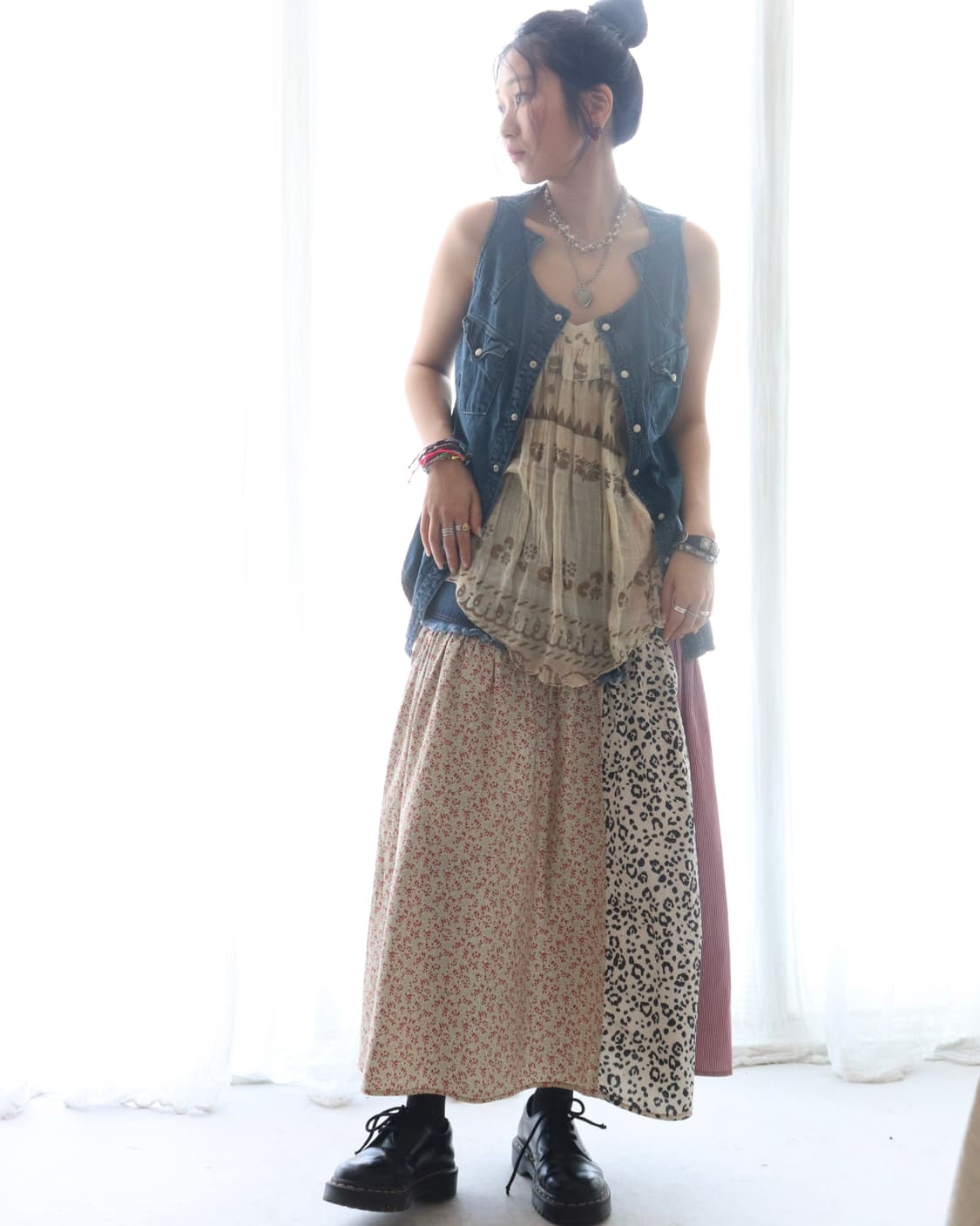 [Kapital] Western Denim Tunic Vest 상품이미지5